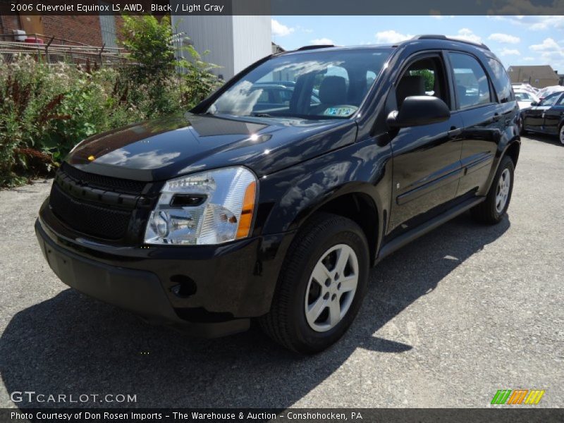 Black / Light Gray 2006 Chevrolet Equinox LS AWD