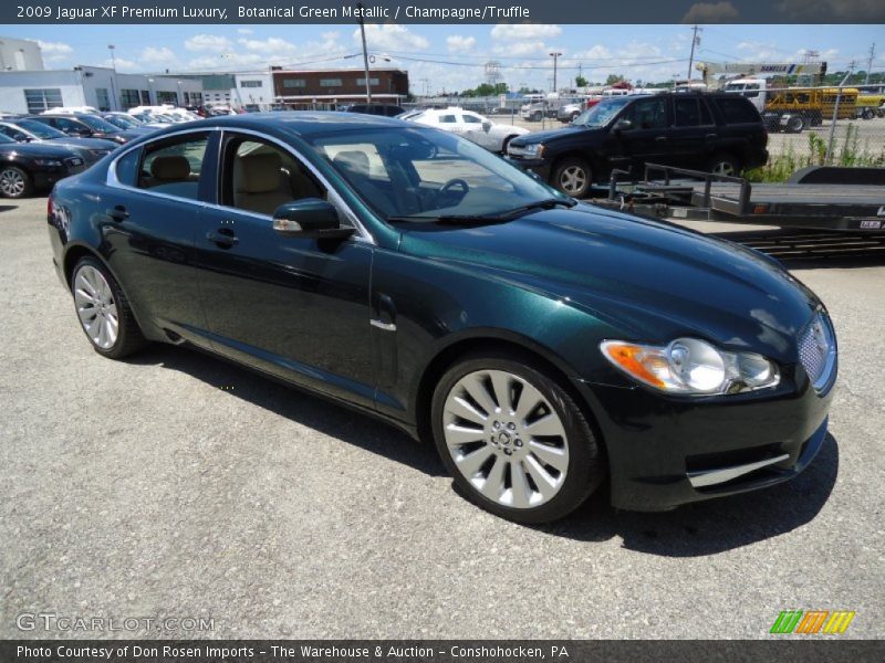 Botanical Green Metallic / Champagne/Truffle 2009 Jaguar XF Premium Luxury
