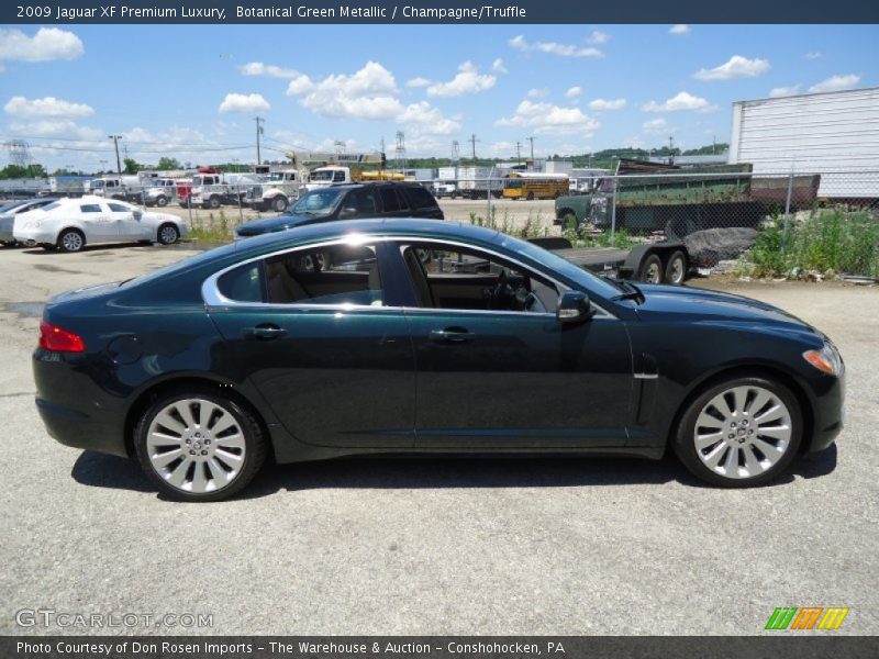 Botanical Green Metallic / Champagne/Truffle 2009 Jaguar XF Premium Luxury