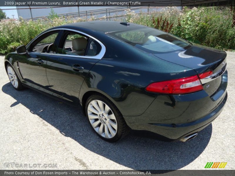 Botanical Green Metallic / Champagne/Truffle 2009 Jaguar XF Premium Luxury