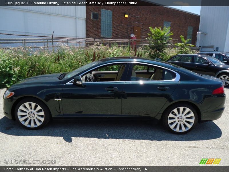 Botanical Green Metallic / Champagne/Truffle 2009 Jaguar XF Premium Luxury