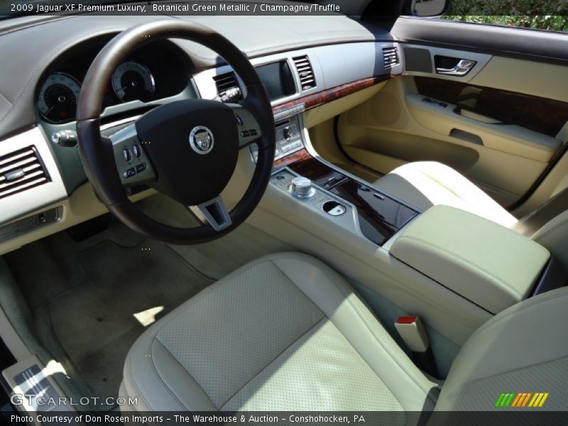 Botanical Green Metallic / Champagne/Truffle 2009 Jaguar XF Premium Luxury