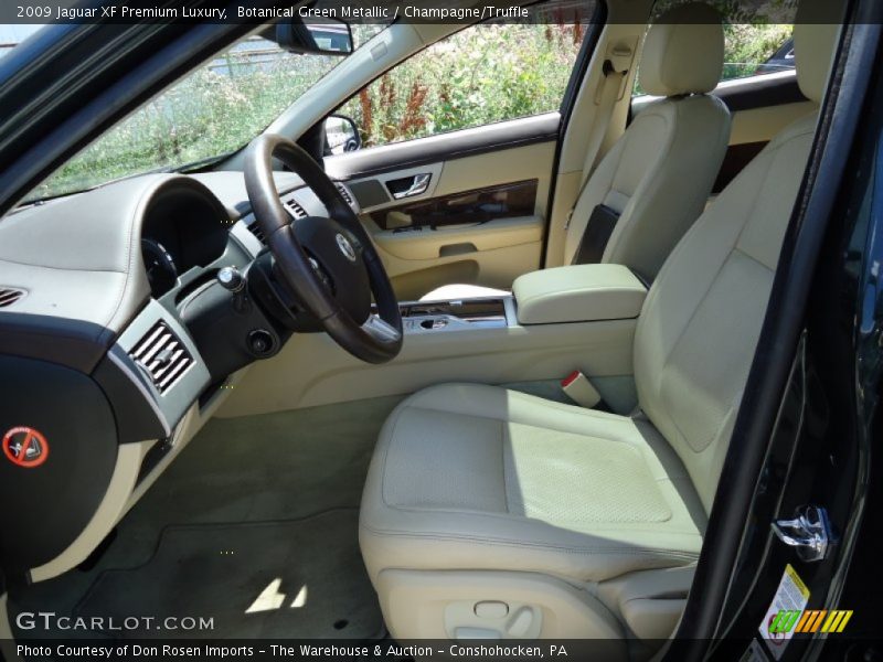 Botanical Green Metallic / Champagne/Truffle 2009 Jaguar XF Premium Luxury