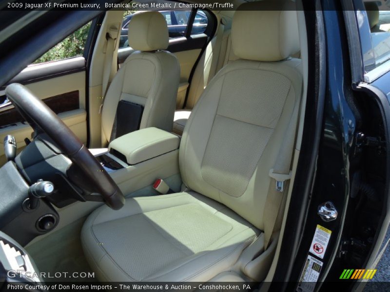 Botanical Green Metallic / Champagne/Truffle 2009 Jaguar XF Premium Luxury