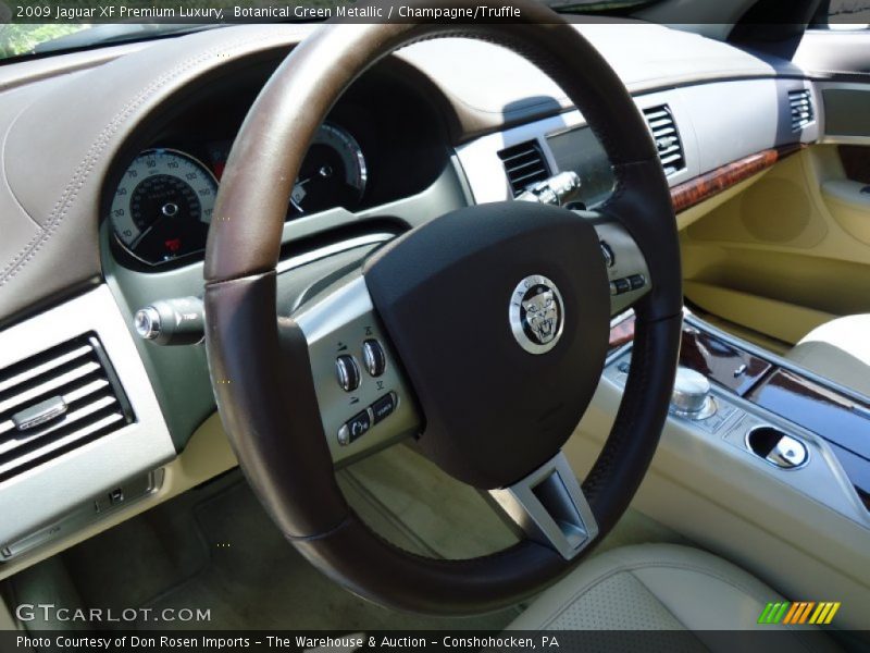 Botanical Green Metallic / Champagne/Truffle 2009 Jaguar XF Premium Luxury