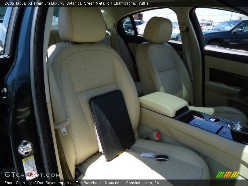 Botanical Green Metallic / Champagne/Truffle 2009 Jaguar XF Premium Luxury