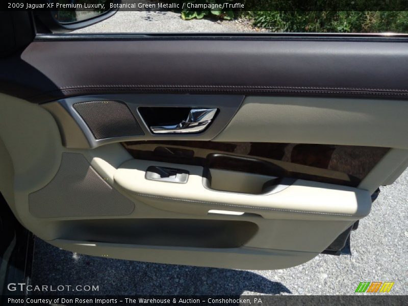 Botanical Green Metallic / Champagne/Truffle 2009 Jaguar XF Premium Luxury