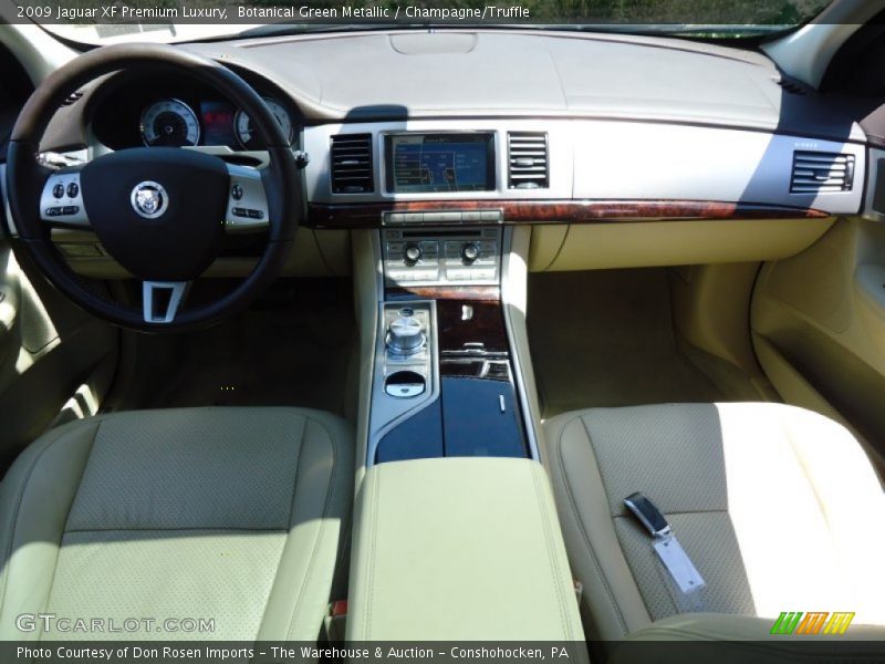 Botanical Green Metallic / Champagne/Truffle 2009 Jaguar XF Premium Luxury