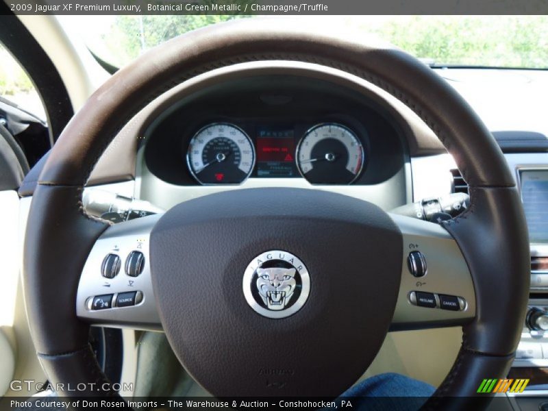 Botanical Green Metallic / Champagne/Truffle 2009 Jaguar XF Premium Luxury