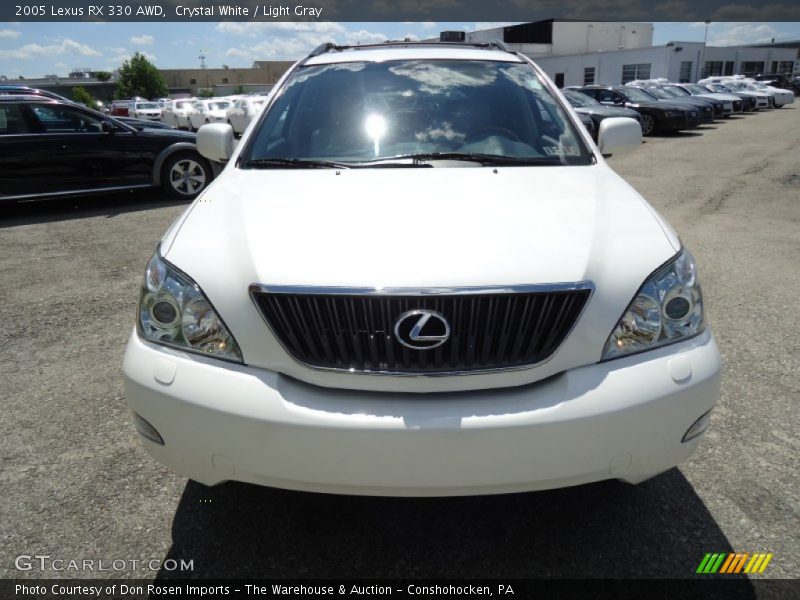 Crystal White / Light Gray 2005 Lexus RX 330 AWD