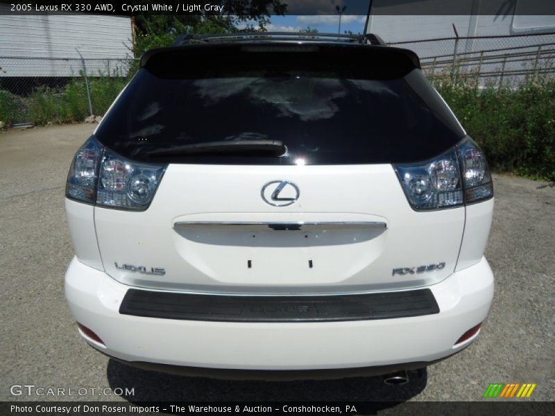 Crystal White / Light Gray 2005 Lexus RX 330 AWD