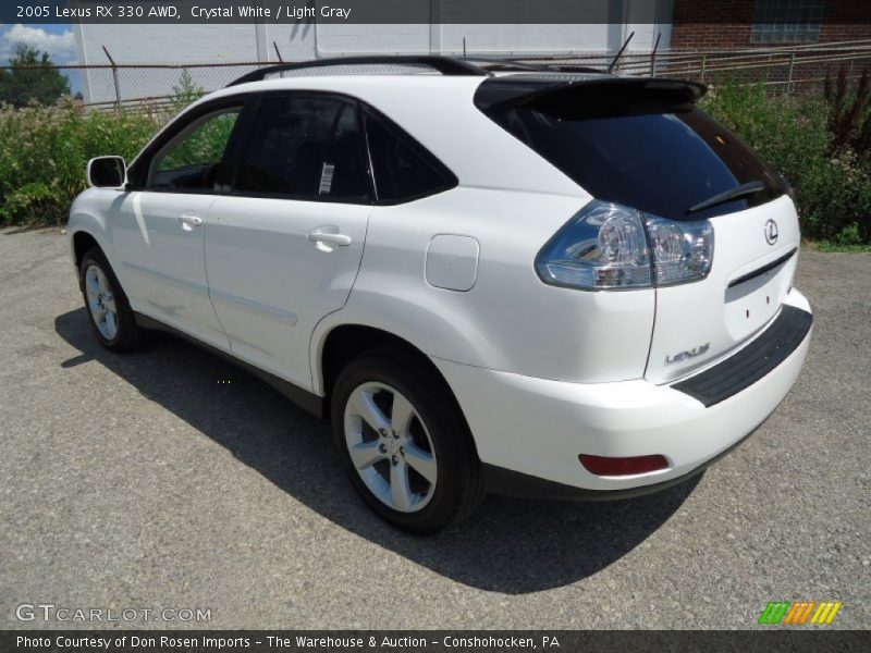 Crystal White / Light Gray 2005 Lexus RX 330 AWD