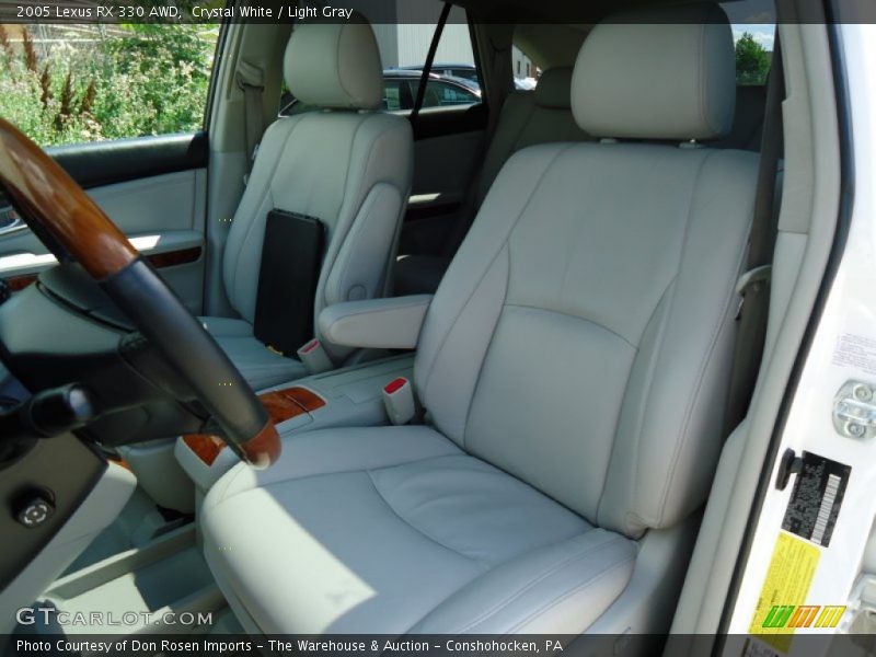 Crystal White / Light Gray 2005 Lexus RX 330 AWD