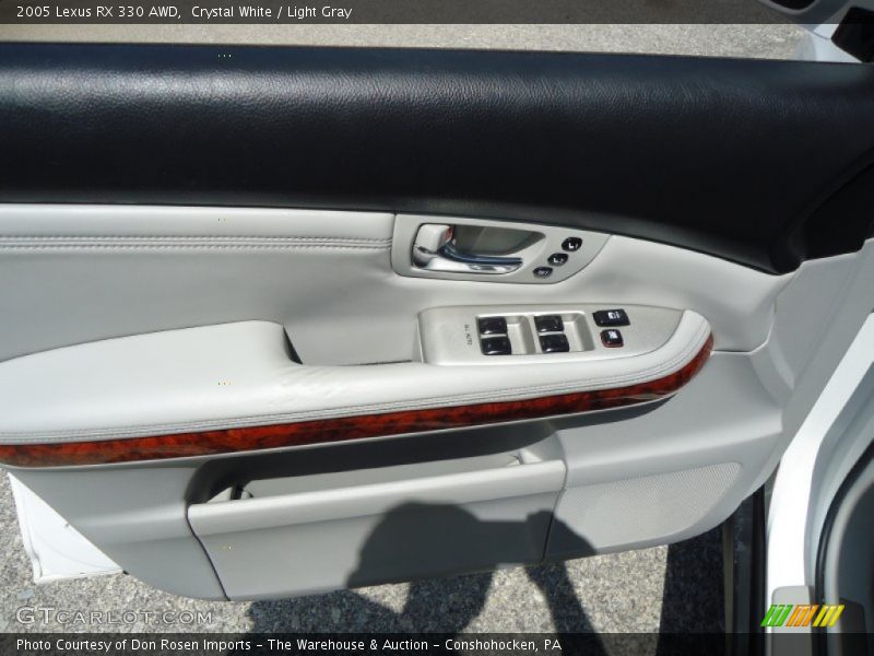 Crystal White / Light Gray 2005 Lexus RX 330 AWD