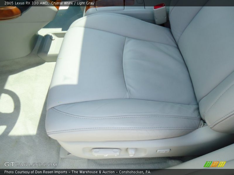 Crystal White / Light Gray 2005 Lexus RX 330 AWD