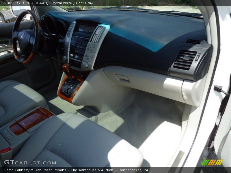 Crystal White / Light Gray 2005 Lexus RX 330 AWD