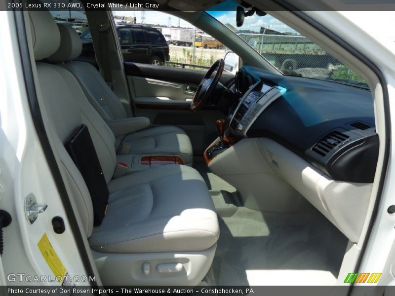 Crystal White / Light Gray 2005 Lexus RX 330 AWD