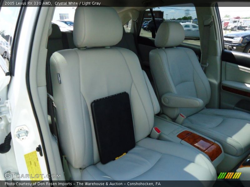 Crystal White / Light Gray 2005 Lexus RX 330 AWD