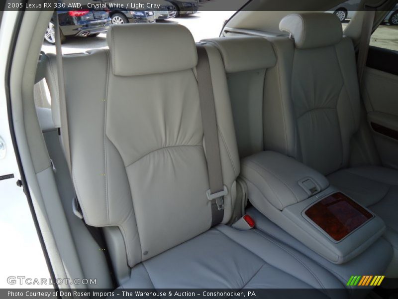 Crystal White / Light Gray 2005 Lexus RX 330 AWD