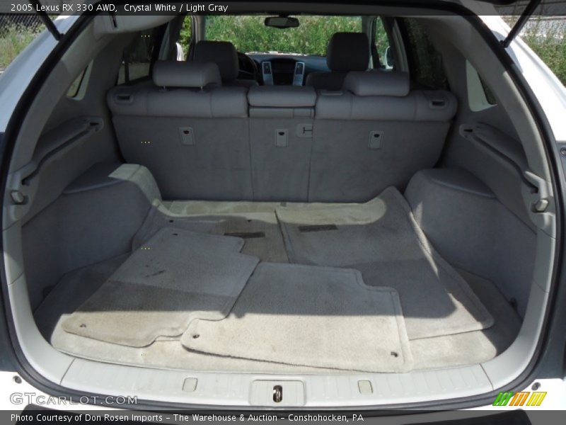 Crystal White / Light Gray 2005 Lexus RX 330 AWD