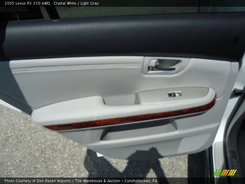 Crystal White / Light Gray 2005 Lexus RX 330 AWD