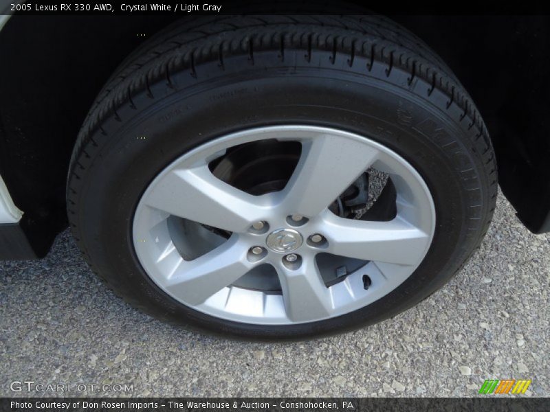 Crystal White / Light Gray 2005 Lexus RX 330 AWD