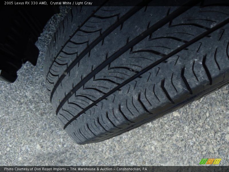 Crystal White / Light Gray 2005 Lexus RX 330 AWD