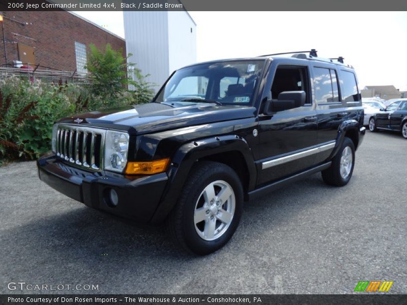 Black / Saddle Brown 2006 Jeep Commander Limited 4x4