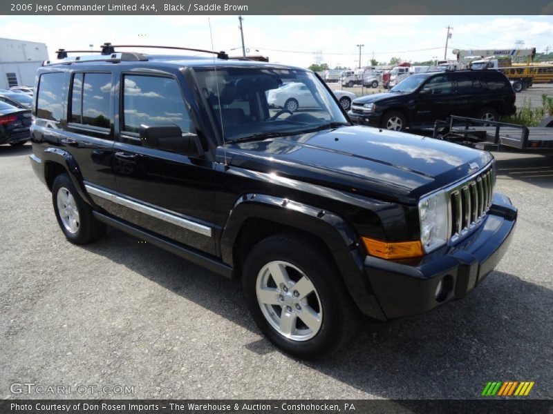 Black / Saddle Brown 2006 Jeep Commander Limited 4x4