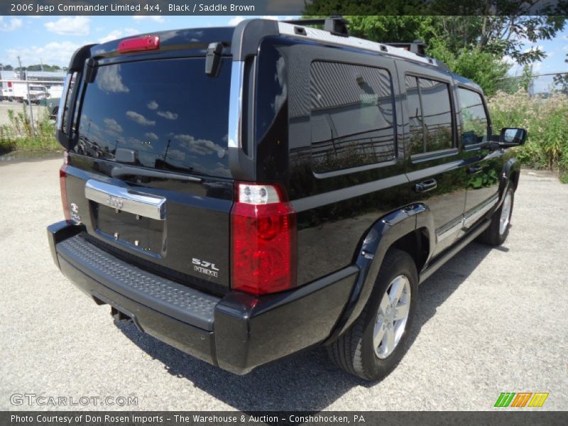 Black / Saddle Brown 2006 Jeep Commander Limited 4x4