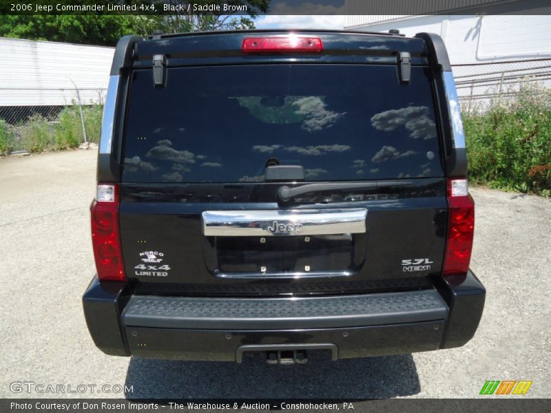 Black / Saddle Brown 2006 Jeep Commander Limited 4x4