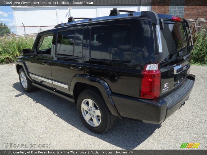 Black / Saddle Brown 2006 Jeep Commander Limited 4x4