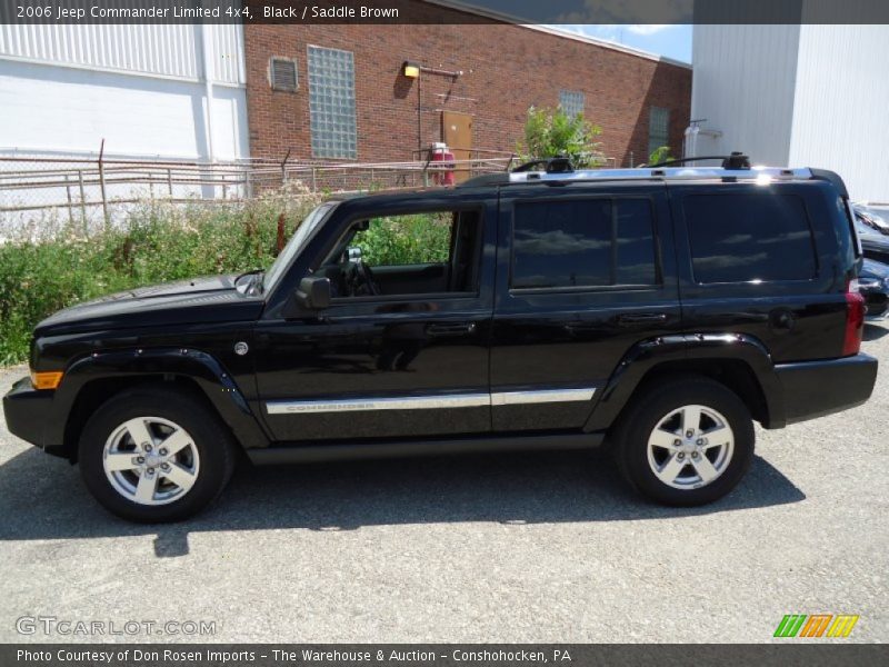 Black / Saddle Brown 2006 Jeep Commander Limited 4x4