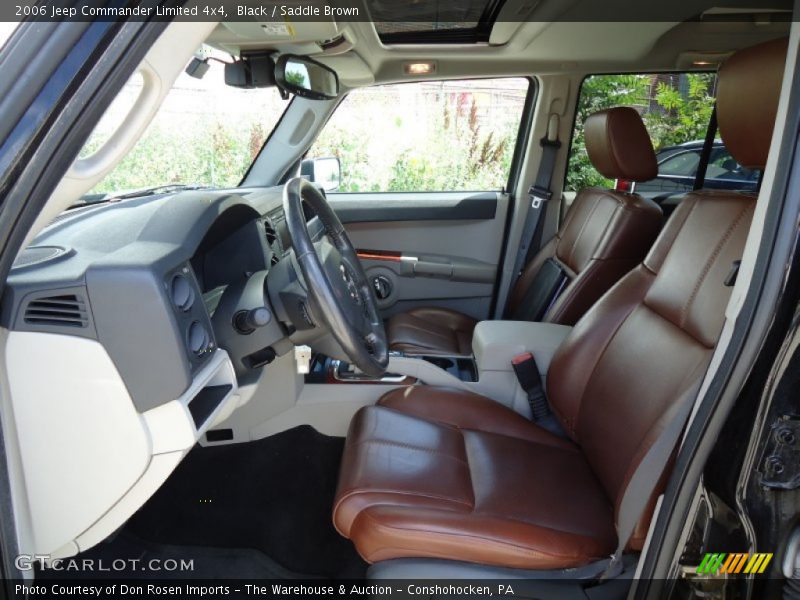Black / Saddle Brown 2006 Jeep Commander Limited 4x4