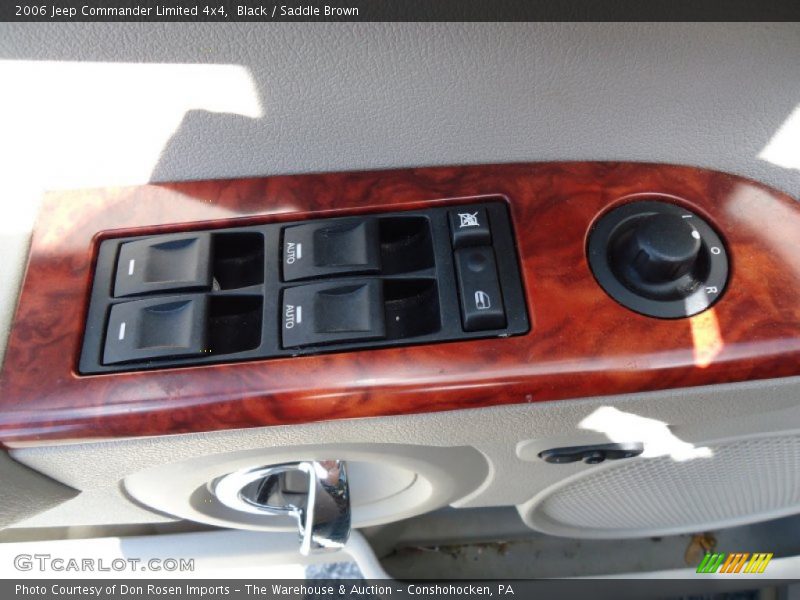 Black / Saddle Brown 2006 Jeep Commander Limited 4x4