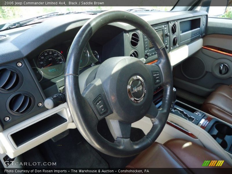 Black / Saddle Brown 2006 Jeep Commander Limited 4x4