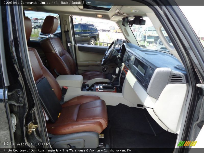 Black / Saddle Brown 2006 Jeep Commander Limited 4x4