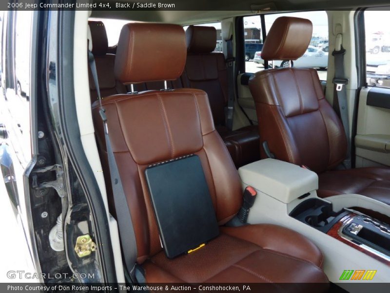 Black / Saddle Brown 2006 Jeep Commander Limited 4x4