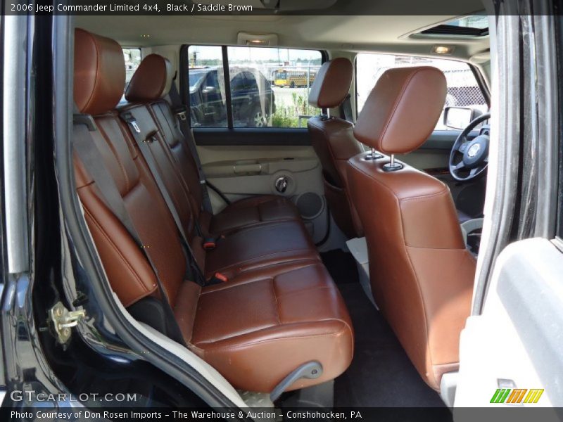 Black / Saddle Brown 2006 Jeep Commander Limited 4x4