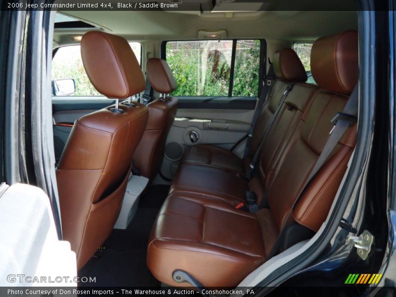 Black / Saddle Brown 2006 Jeep Commander Limited 4x4