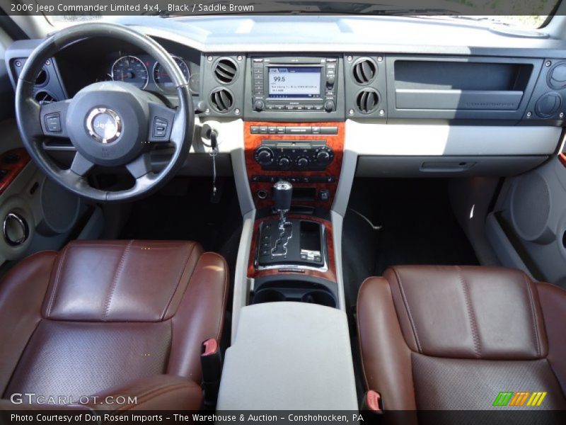 Black / Saddle Brown 2006 Jeep Commander Limited 4x4
