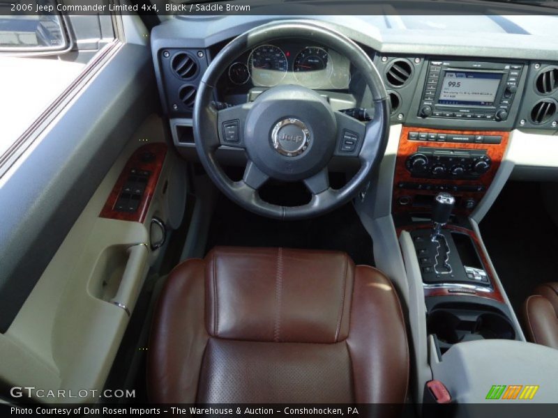 Black / Saddle Brown 2006 Jeep Commander Limited 4x4