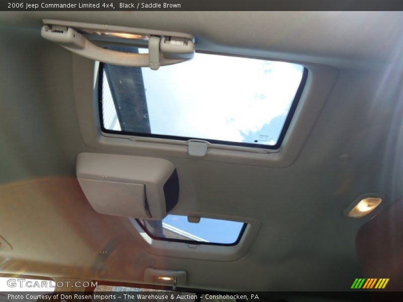 Black / Saddle Brown 2006 Jeep Commander Limited 4x4