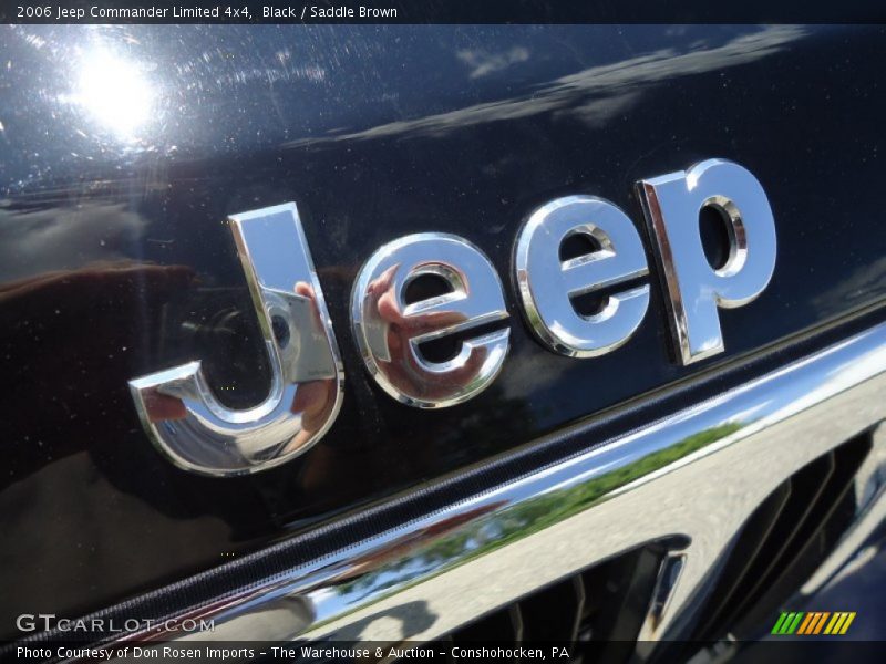 Black / Saddle Brown 2006 Jeep Commander Limited 4x4