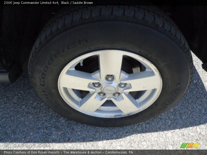 Black / Saddle Brown 2006 Jeep Commander Limited 4x4