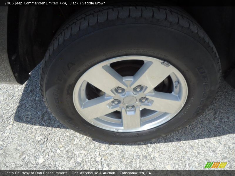 Black / Saddle Brown 2006 Jeep Commander Limited 4x4
