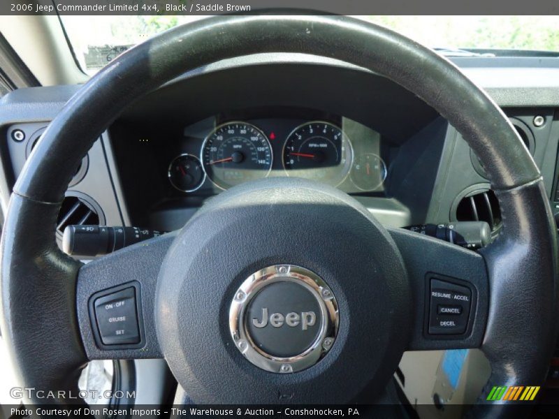 Black / Saddle Brown 2006 Jeep Commander Limited 4x4