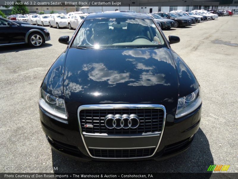 Brilliant Black / Cardamom Beige 2008 Audi A6 3.2 quattro Sedan