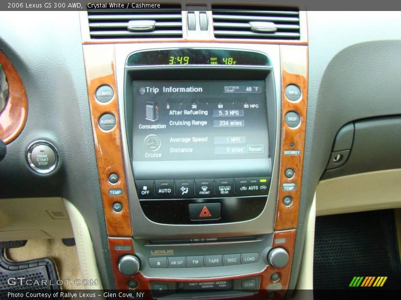 Crystal White / Cashmere 2006 Lexus GS 300 AWD