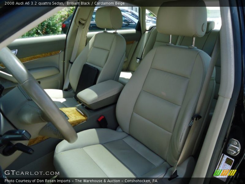 Brilliant Black / Cardamom Beige 2008 Audi A6 3.2 quattro Sedan